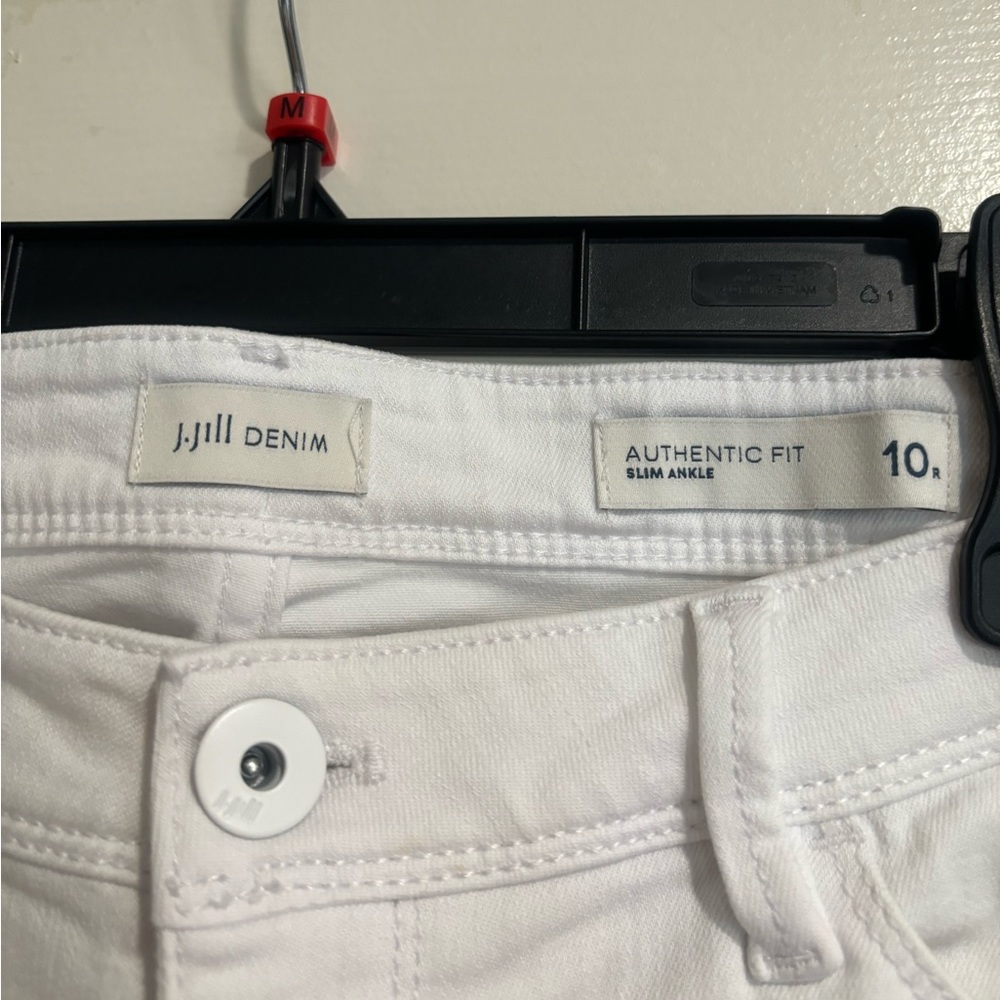 White jeans, j jill denim size10
